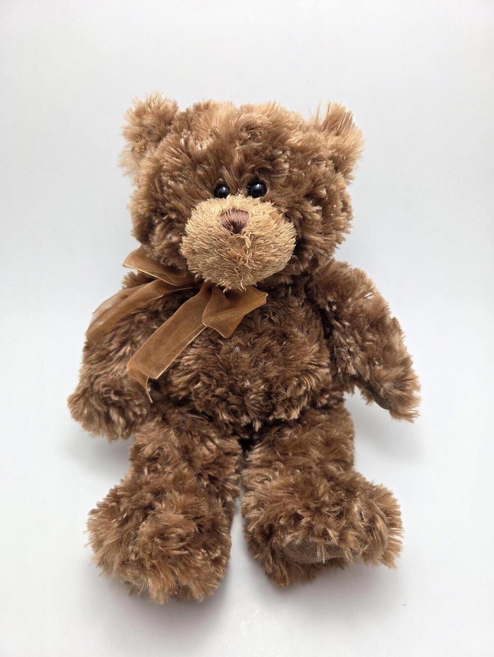 Gund "Corin" the Brown Teddy Bear! Vintage Bear Plush (11 inch)